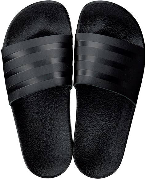 adidas slippers adilette zwart dames|adidas adilette badslippers heren.